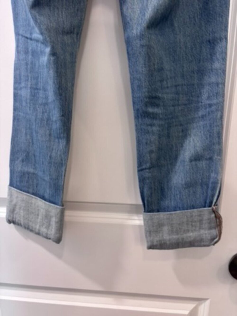 Forever 21 Medium Wash Distressed Cuffed Jeans - Picture 7 of 7
